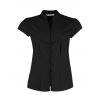 Women`s Tailored Fit Mandarin Collar Blouse SSL KK727